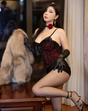 秀人网 No.10130 小蛮妖Yummy 魅惑黑丝