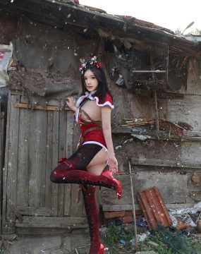 秀人网 No.9630 小薯条nienie 圣诞主题