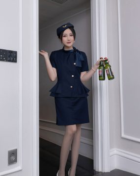 秀人网 No.10142 鱼子酱Fish 空姐制服
