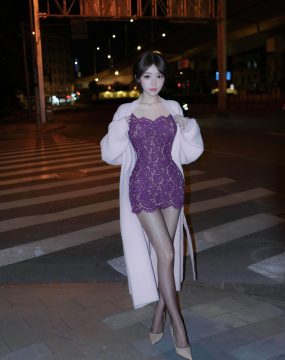 秀人网 No.10332 汁汁 紫色吊带