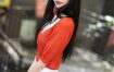 秀人网 No.10247 茂木希子 橙色T恤